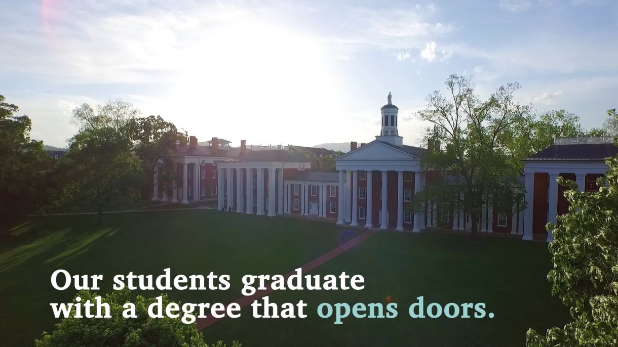 Our students graduate with a degree that opens doors.
